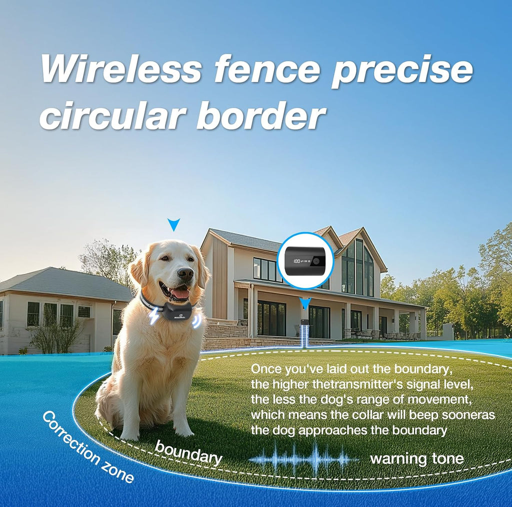 Electric Fence for Dogs,2026 Underground Dog Fence System for 3 Dogs
