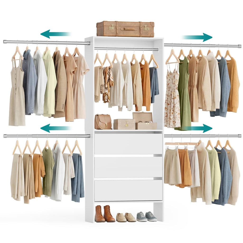 Closet System, Customizable Walk-In Closet Organizer System