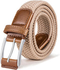 BULLIANT Men's Woven Braided Stretch Web Golf Belt 1 3/8"-Gift Boxed