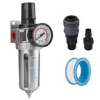 NANPU 1/2" NPT Compressed Air Filter Regulator Combo