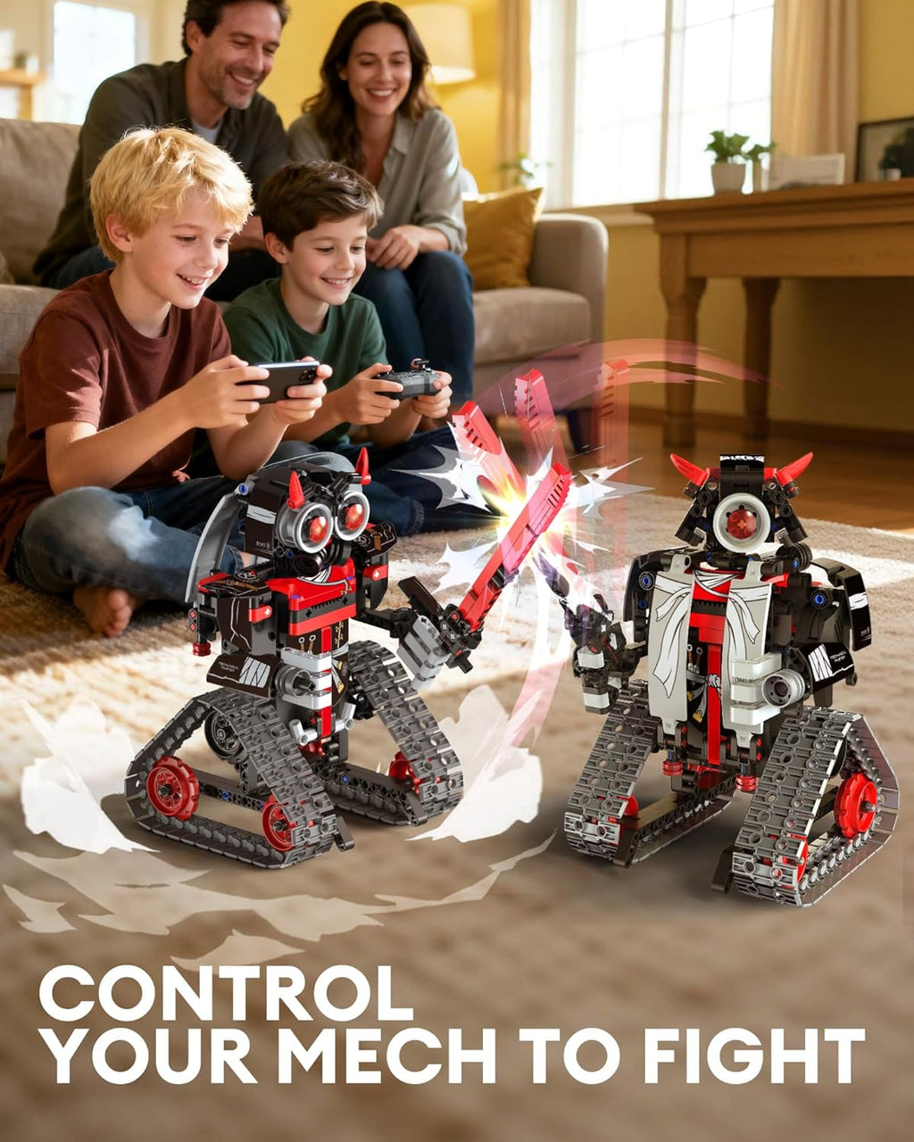 5-in-1 STEM RC Robot Building Kit - 443PCS, Gift for Boys Ages 8-13 | STEM Toys for Ages 8-13, Building Toys for