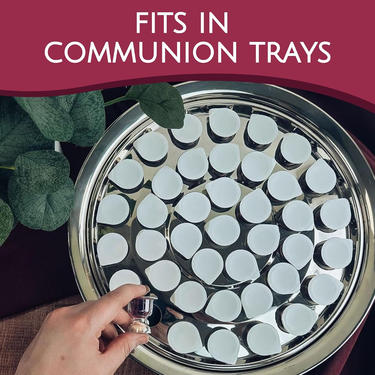 Chalice Prefilled Communion Cups & Wafer Set (100 Count)