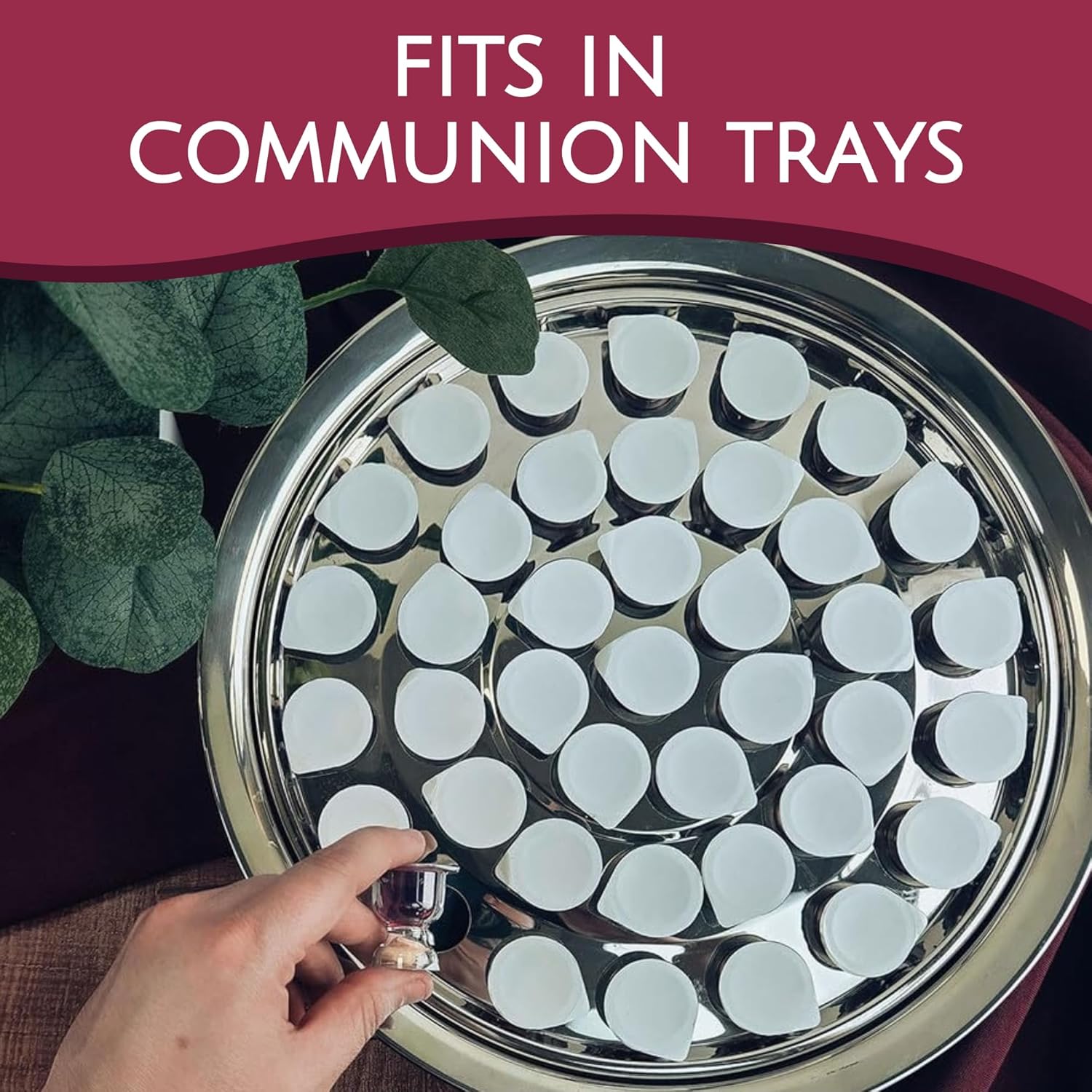 Chalice Gluten-Free Prefilled Communion Cups & Wafer Set (100 Ct)