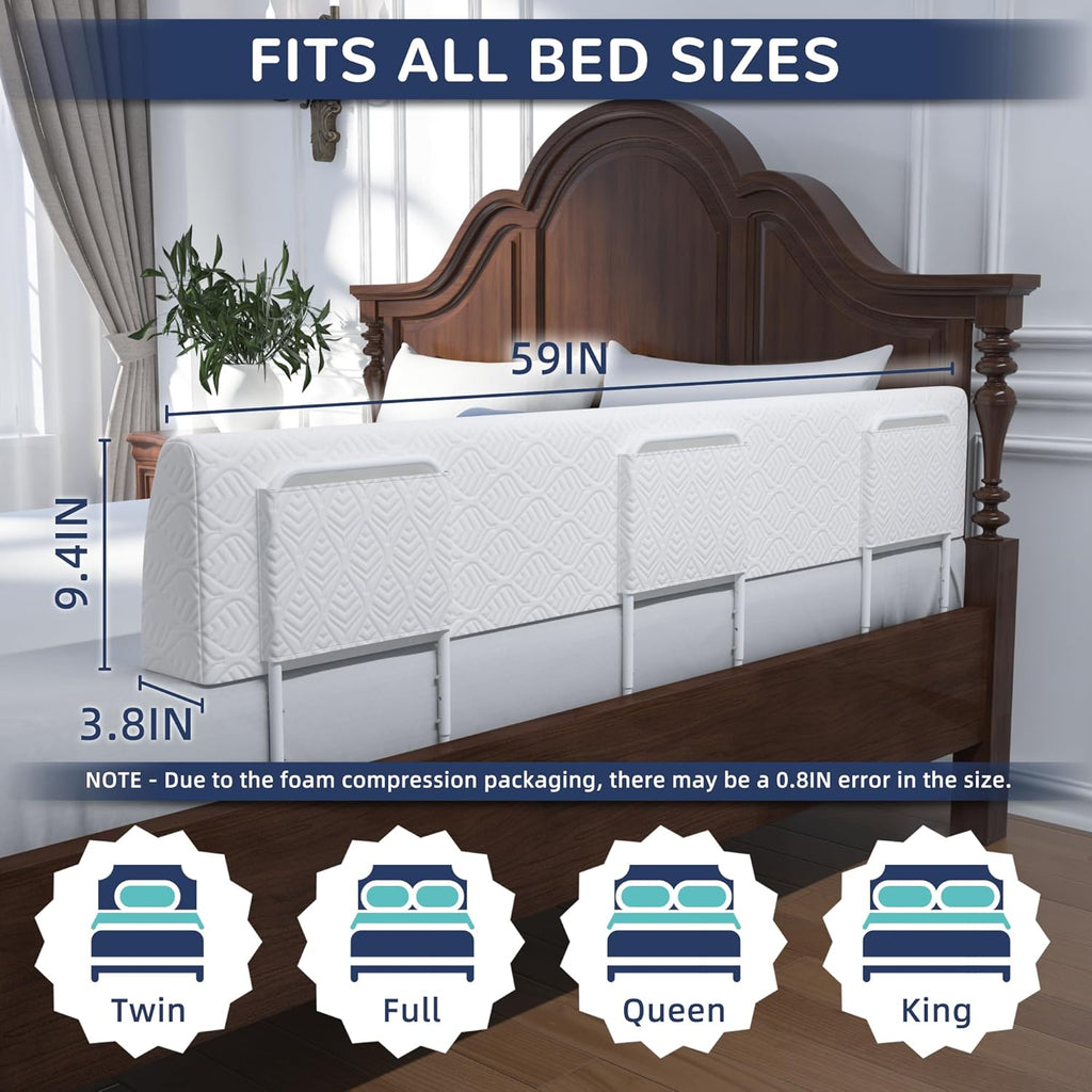 Bed Bumper for Toddlers, Foam Bed Rail for Toddlers, Toddler Bed Rail Bumper, Soft Safety Bed Guard Rail for Kids