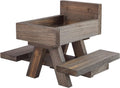 Squirrel Feeder for Outside Yard Games Funny Peanuts in Shell for Picnic Table House Garden Decor Chipmunk Bench Corn