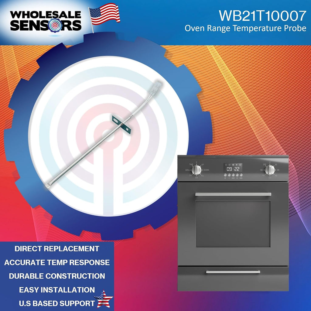 Replacement GE WB21T10007 Oven Temperature Sensor Assembly 12-Month Warranty & USA Support