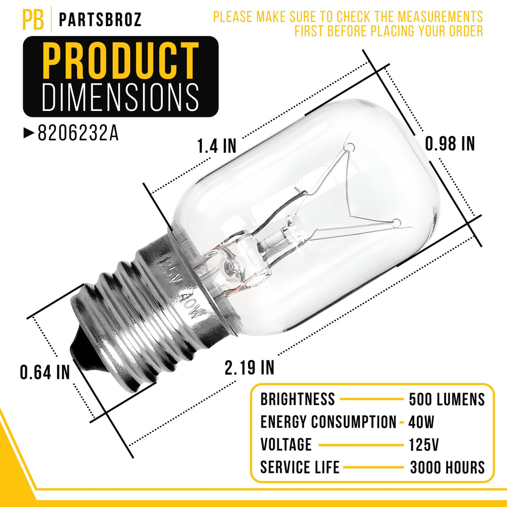 Microwave Light Bulb for Whirlpool WMH1162XVD1