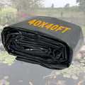 40X40FT Reinforced PE Pond Liner for Fish, Duck Outdoor Ponds(0.82oz/sq ft)