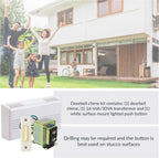 Hardwired Chime Kit with 16-Volt/30VA Transformer and Surface-Mount White Button