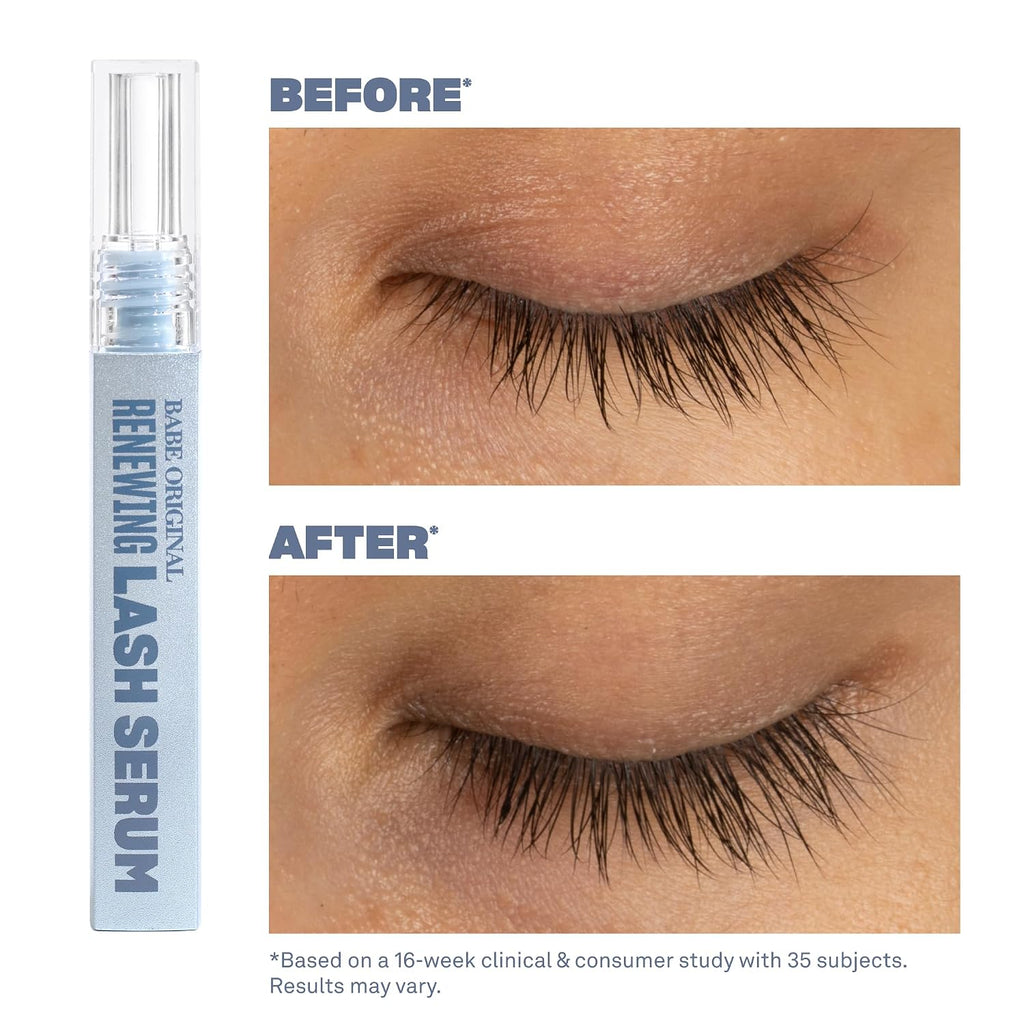 Renewing Lash Serum for Longer-Looking Lashes, Peptides | Prostaglandin-free, peptide-infused gentle lash serum for