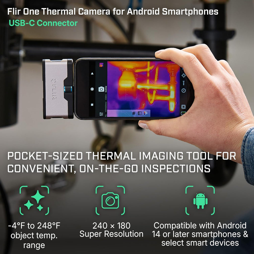 Flir One Thermal Imaging Camera for Android USB-C, 240x180 MSX