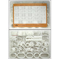 1030PCS Silicone Rubber O-Ring Assortment Kit in 31 Sizes
