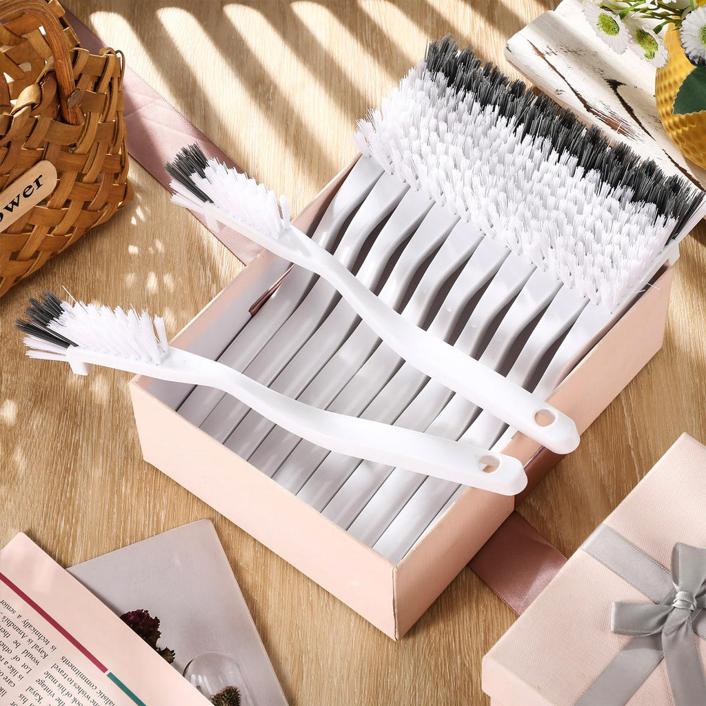 12 Pcs Kitchen Scrub Brushes Cleaning, Small, Right Angle Mini
