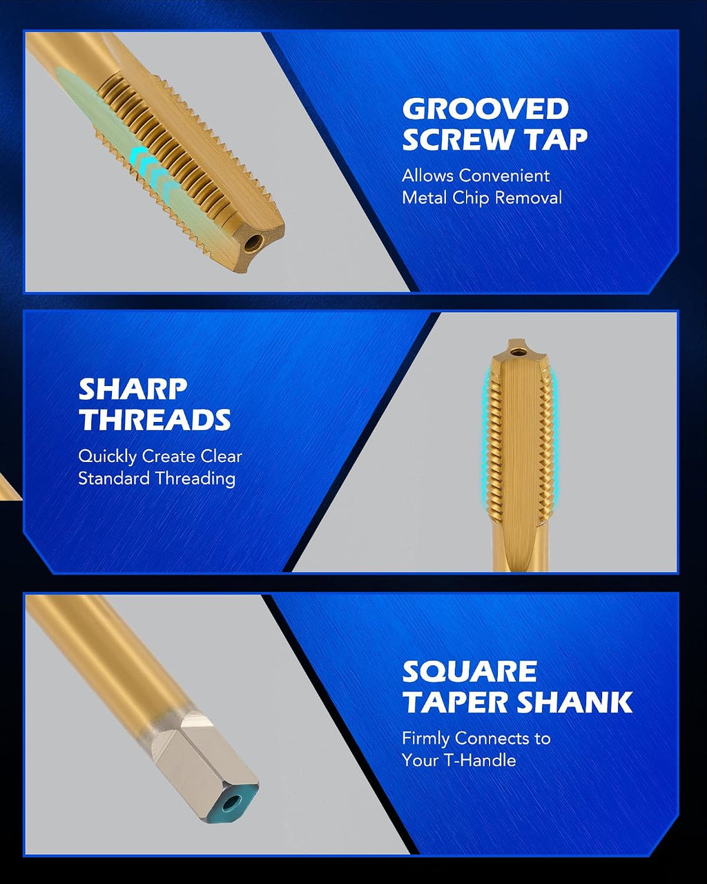 OMT 172pc Thread Repair Kit Metric Restorer with Drill Bits Taps Inserts