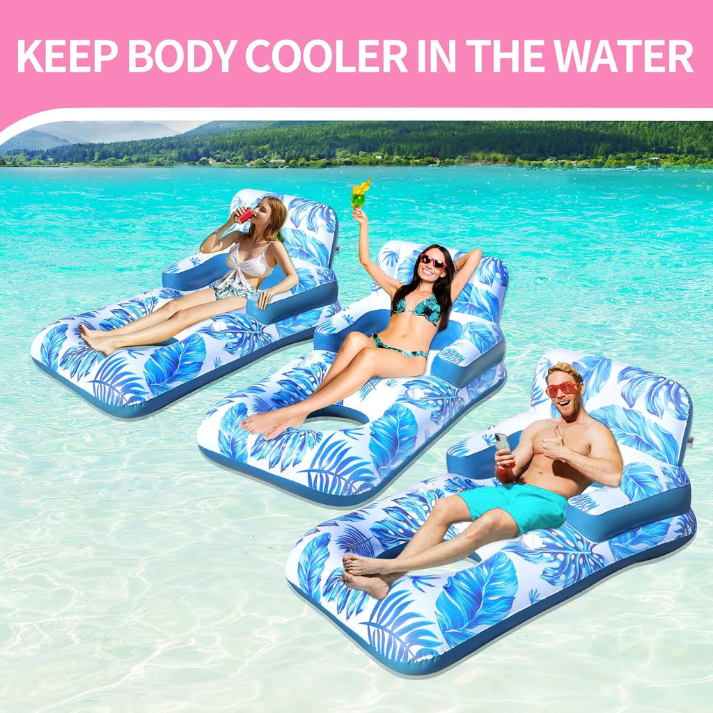 Inflatable Pool Floats, Solar Powered Large Swan Pool Float Adult, LED Color Changing