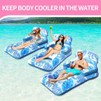 Inflatable Pool Floats, Solar Powered Large Swan Pool Float Adult, LED Color Changing