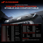 A-Premium Front HVAC Blower Motor Resistor with 4 Pins Connector