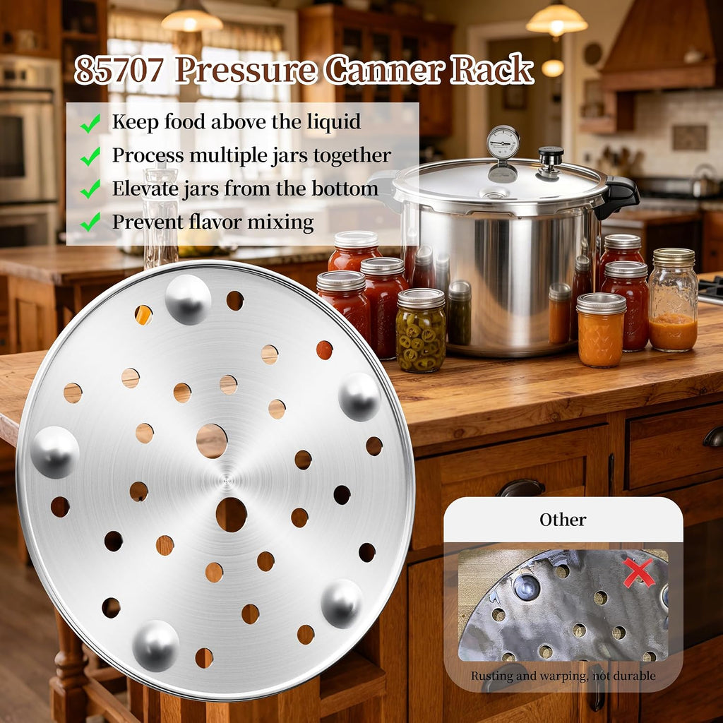 11-Inch Cooking/Canning Rack Replacement for Pre-sto 85707 11" Pressure Canner Rack Compatible with Pre-sto 16 Quart