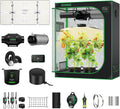 Smart Grow Tent Kit 2x4, 2-Plant WiFi-Integrated Grow System | including 200W Full Spectrum LED,Automatic Control