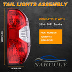 Tail Light Compatible With Toyota Tundra 2014-2021 Right Side Taillight