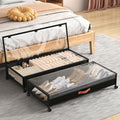 Under Bed Storage Containers with Wheels Large Underbed Shoes Blankets Clothes Toy Storage Drawers for College Dorms