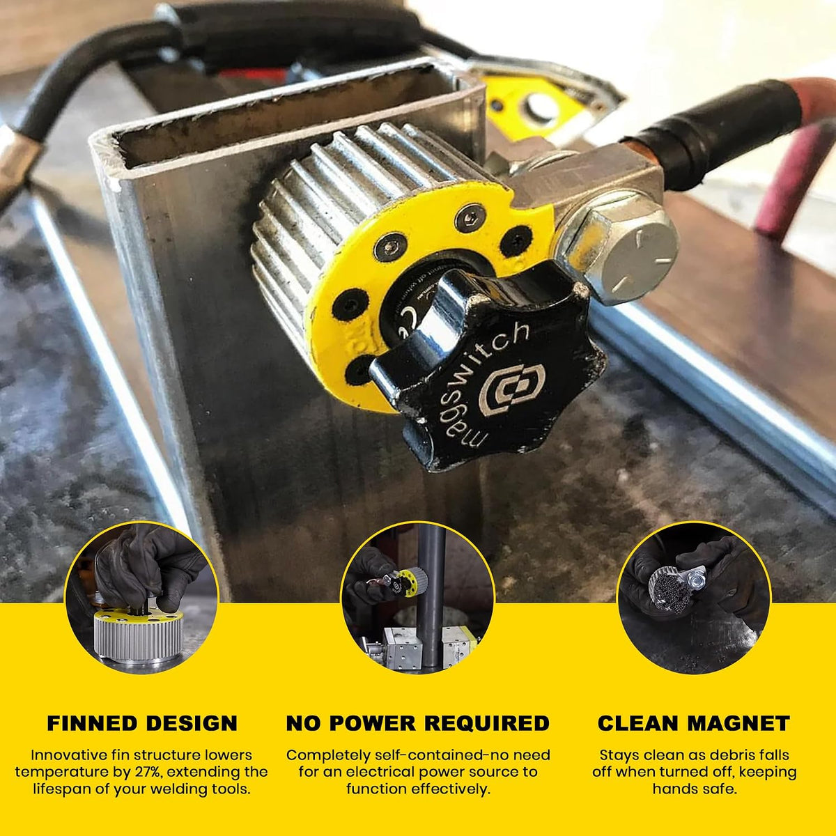Magswitch 300 Amp Switchable Magnetic Welding Ground Clamp