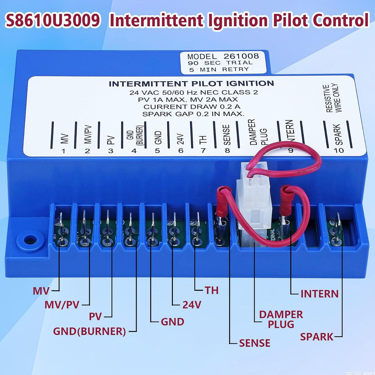 S8610U Furnace Control Board Module Compatible with S8610U Honeywell