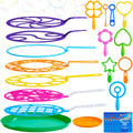 Big Bubble Wands Set Bulk for Kids Summer Outdoor Toy Game Activity Party Favors, 18 Pcs Giant Bubble Maker with