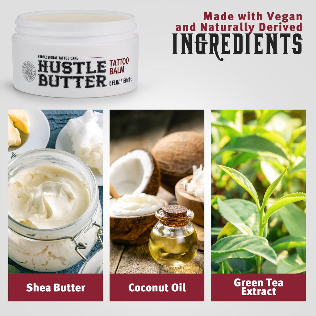 Hustle Butter Tattoo Soap & Aftercare Balm - 5oz Balm and 7 oz Soap