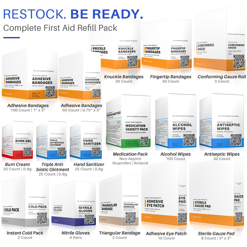 First Aid Kit Refill OSHA-Compliant 50-Person