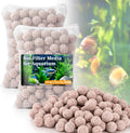 15oz Ceramic Bio Balls - Aquarium Fish Tank Filter Media for Sump Pond | Nano-Tech Bio-Spheres Filter Biomedia Balls