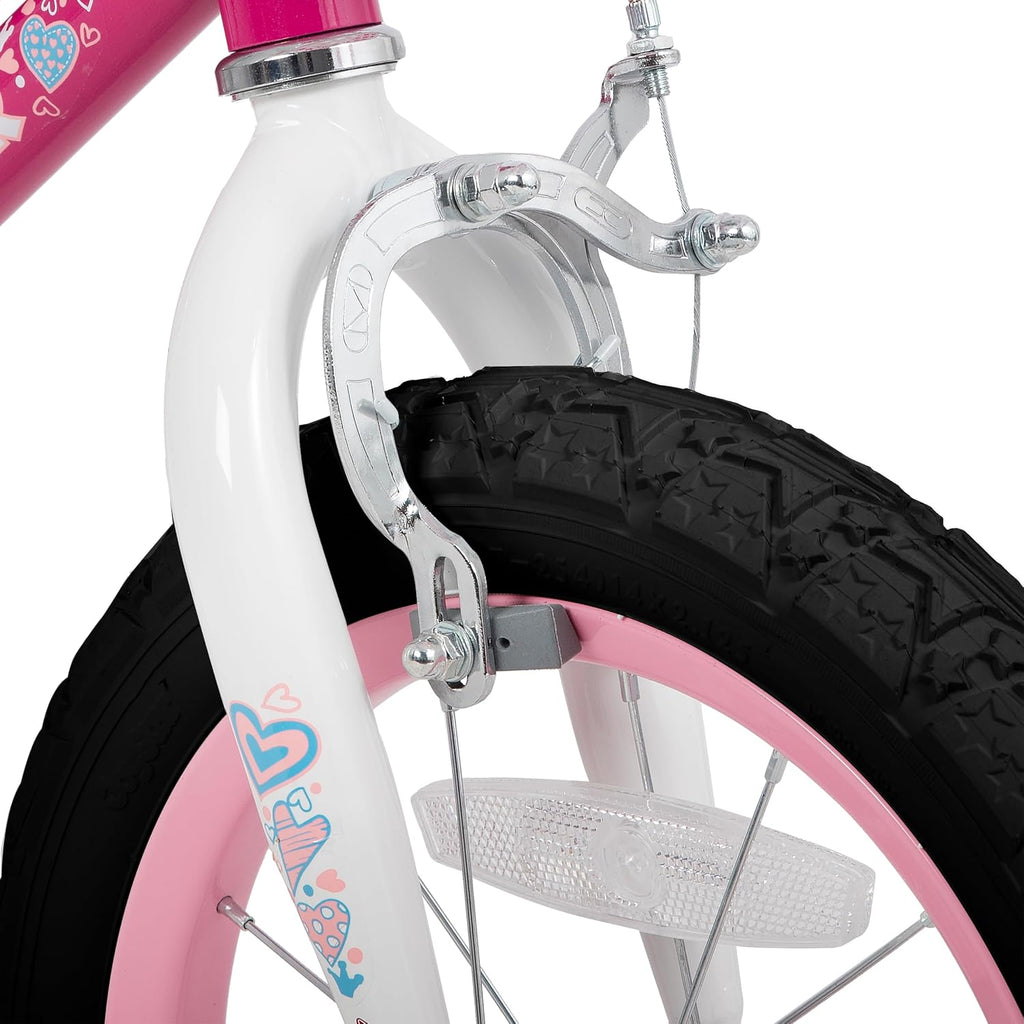 Angel Girls Bike for Toddlers and Kids Ages 2-12 Years | 12-20 Inch Kids Bike with Training Wheels & Basket, 20 24“