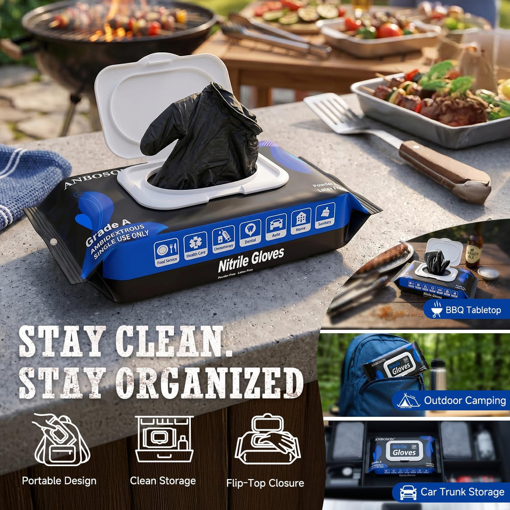 BBQ Gloves,Disposable BBQ Gloves Heat Resistant Cooking