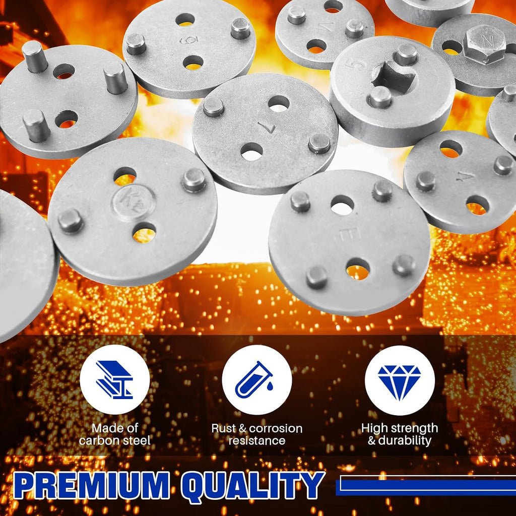 24pcs Heavy Duty Disc Brake Caliper Tool Set