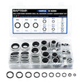 165PCS Bonded Sealing Washers, Metric Sealing Rubber Washers Kit