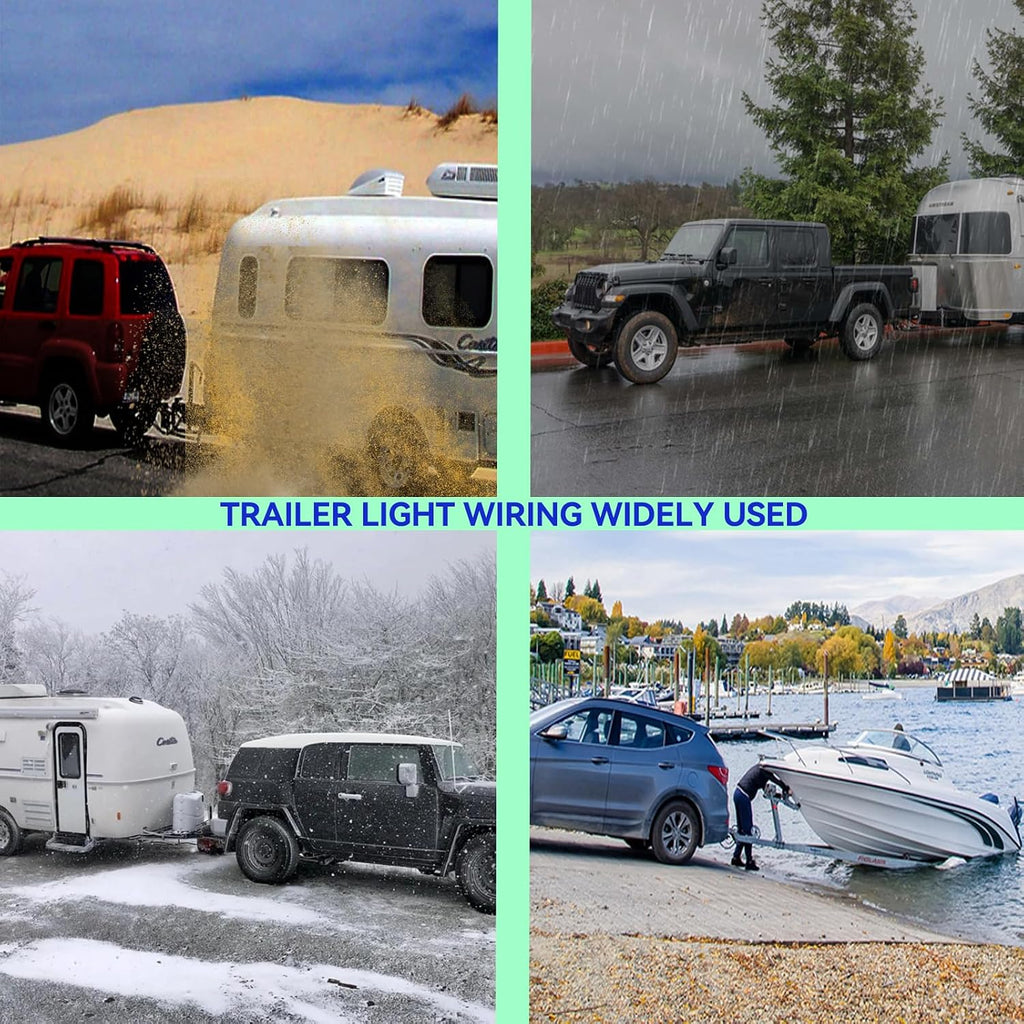 16AWG 5 FT 4 Pin Trailer Connector 4 Pin Trailer Wiring Harness