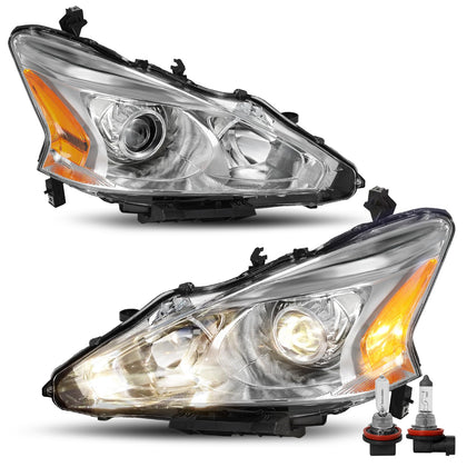 Headlight Assembly Fit for 4-Door Sedan 2013 2014 2015 Nissan Altima