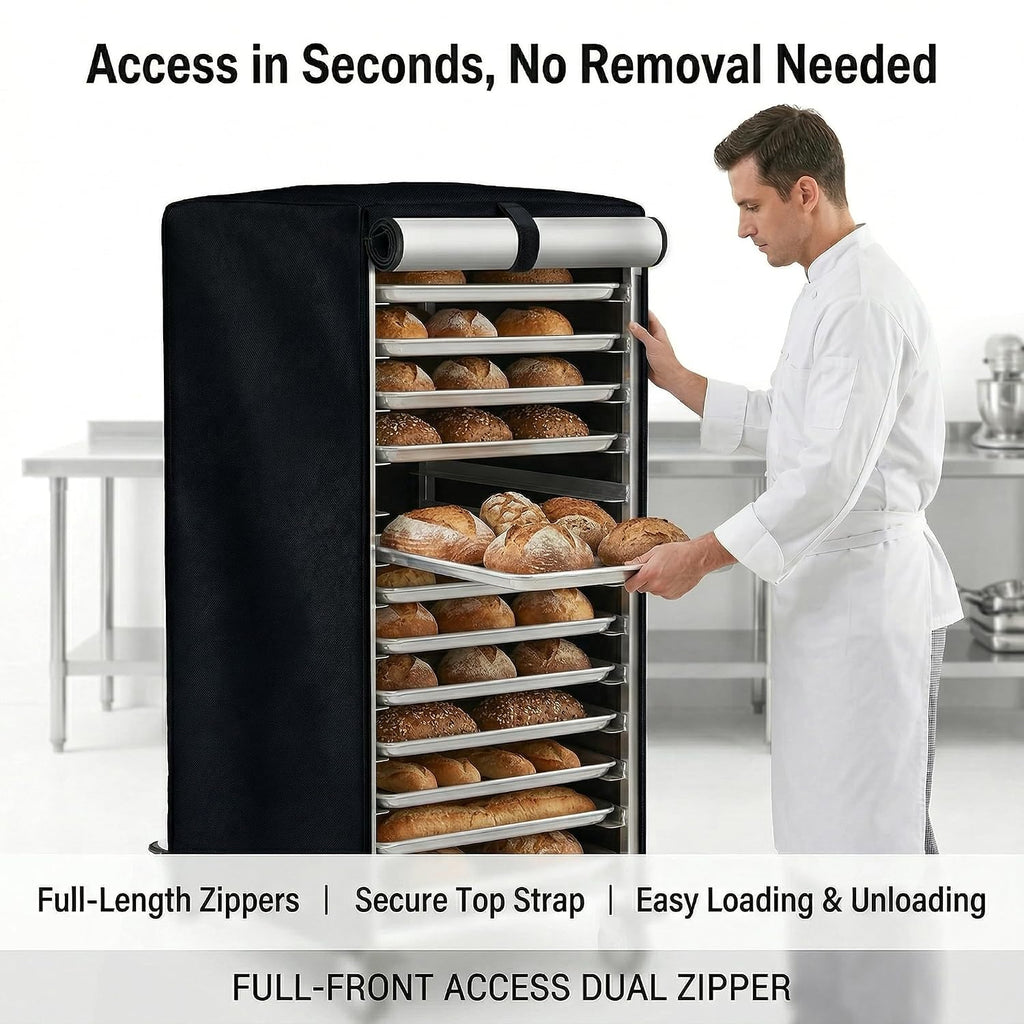 Commercial Bun Pan Rack Cover 21x27x33 Waterproof