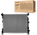 Torchbeam Replacement Engine Radiator for 2016-2022 Grand Cherokee 3.6L, 2016-2022 Durango 3.6L, 2022 Grand Cherokee WK, 2016-2019 Grand Cherokee 3.0T Transmission Oil Cooler Included CU13656