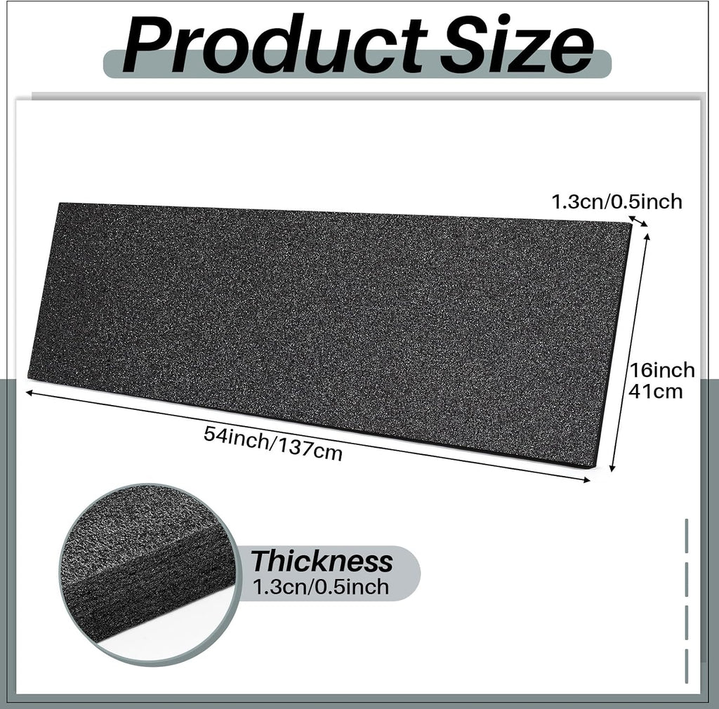 54 X 16 X 0.5 Inch Polyethylene Foam Sheet for Gun Case