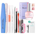 Nail Care Kit with 10PCS Manicure Tools: Nail Strengthener Sakura
