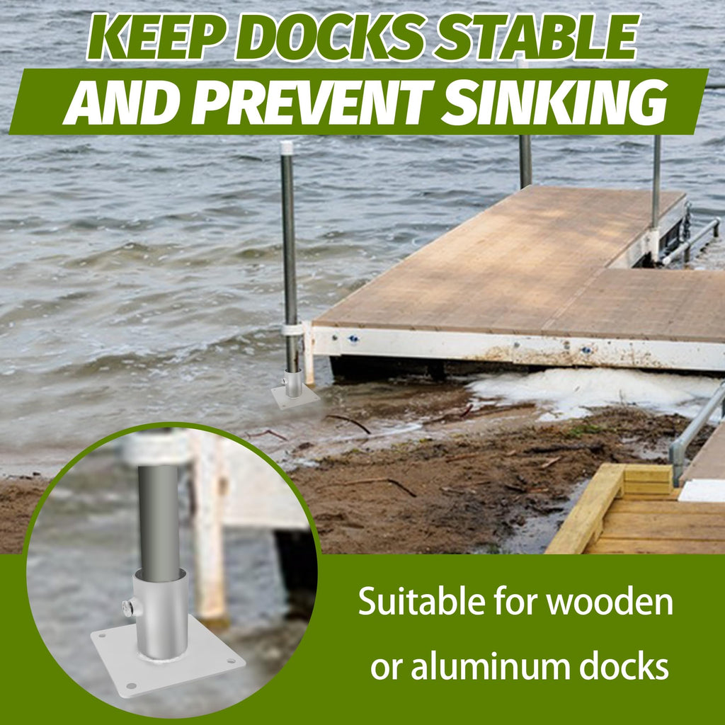 Dock Hardware Brackets, Dock Base Plate for Floating Dock