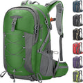 40L Hiking Backpack, Lightweight Camping Daypack with Rain Cover | Water-Resistant Rip-Stop Nylon, Wet/Dry
