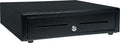 CD4-1616 5 Bill / 5 Coin Choice Series Cash Drawer with 2 Media Slots and Included Cable (16" x 16") - Black