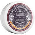 Lather & Wood Shaving Soap - Bay Rum - Simply the Best Luxury Shaving Cream - Tallow - Dense Lather with Fantastic