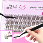Brown Lash Clusters Newbie's Five-Second Series LuxeBold 14mm