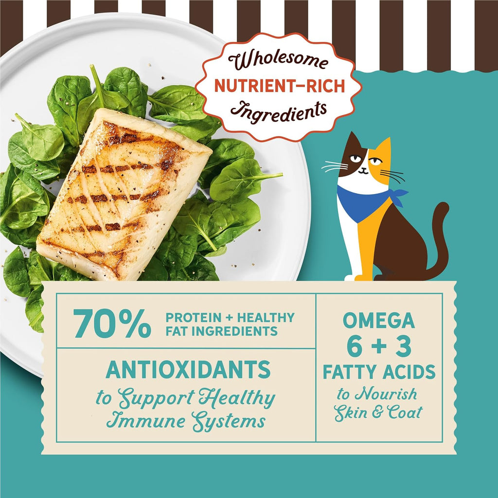 Purrfect Bistro Whitefish & Spinach Dry Cat Food, 4lb Bag