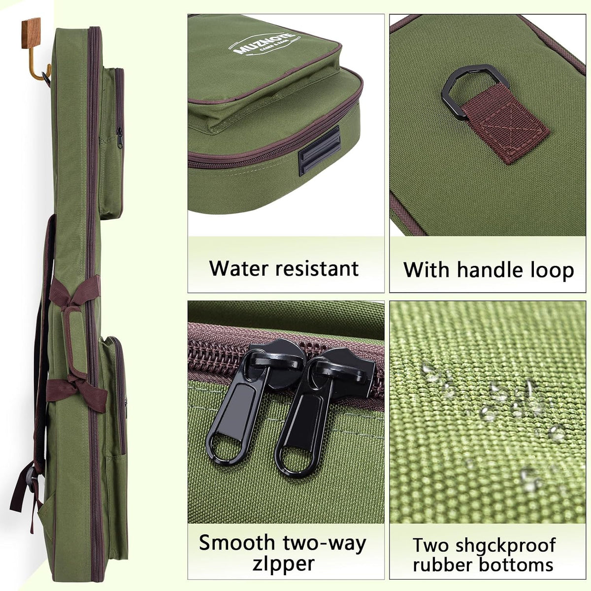 Electric Guitar Bag Electric Guitar Case Reinforced 0.45 In Thick Sponge Soft Padded Guitar Case with 4 Pockets