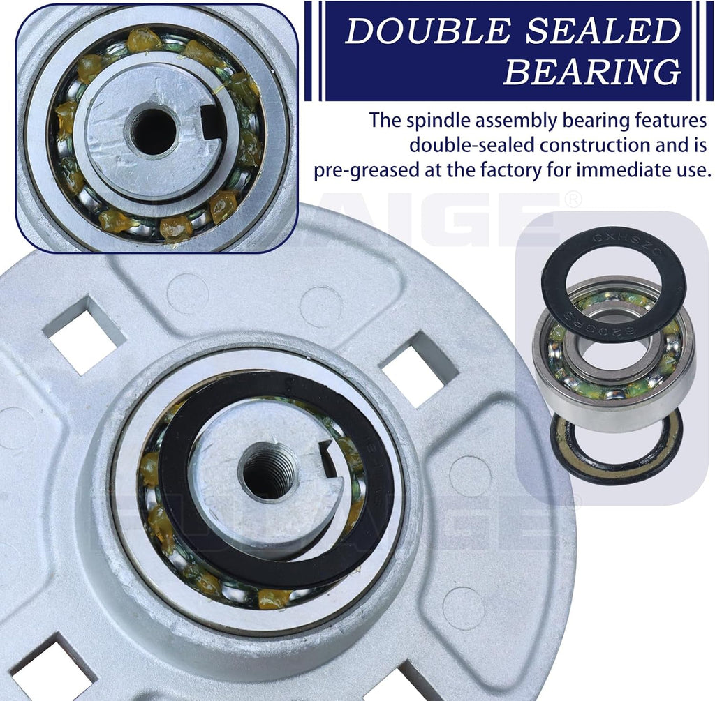 51510000 Spindle Assembly with 07340767 Pulley for Ariens Zoom XL54