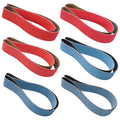 2 x 48 Inch Sanding Belts for Belt Sander,36/40/60/80/100/120 Grit, 6 Pack